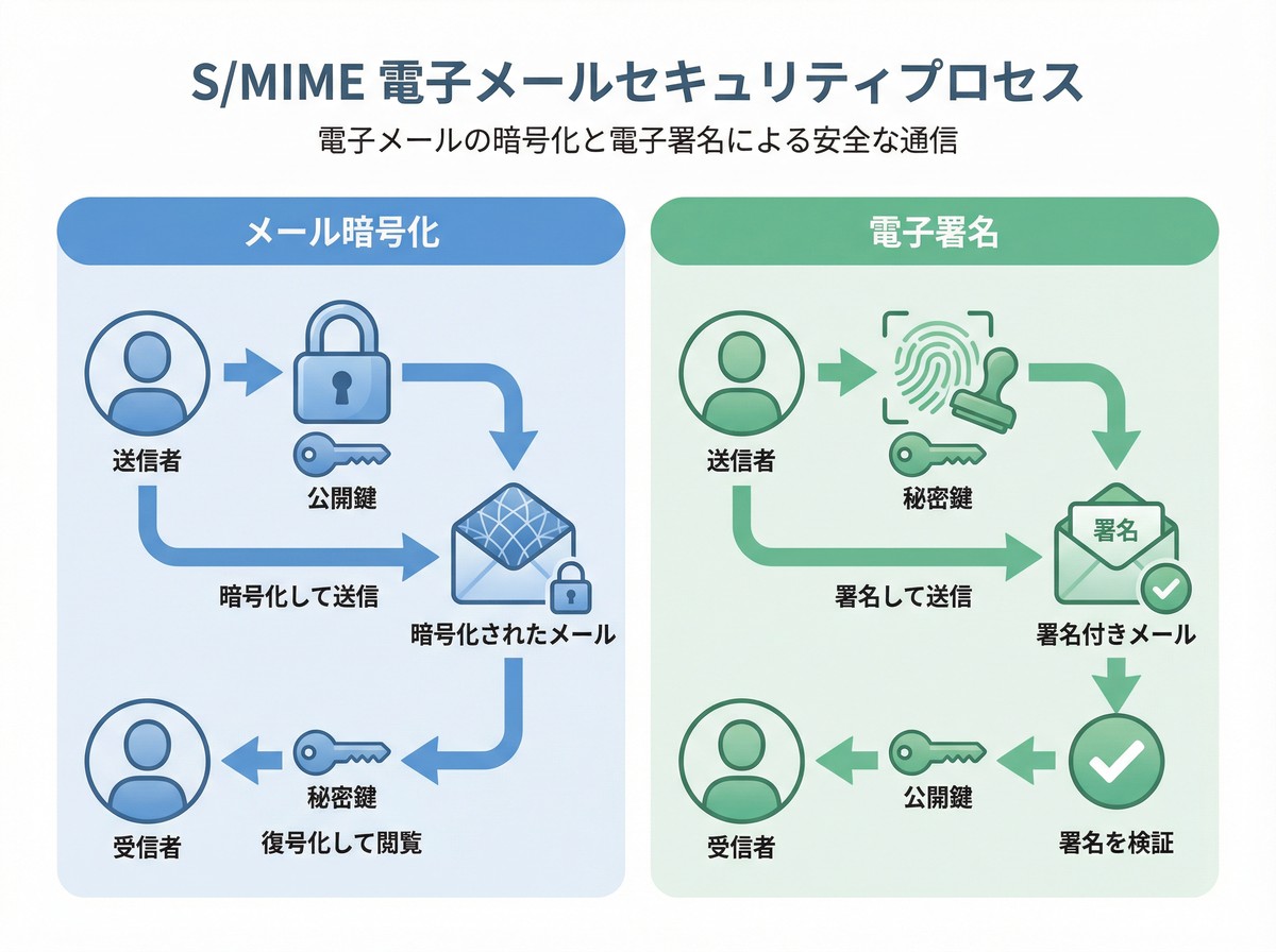 図解:smime encryption flow 01