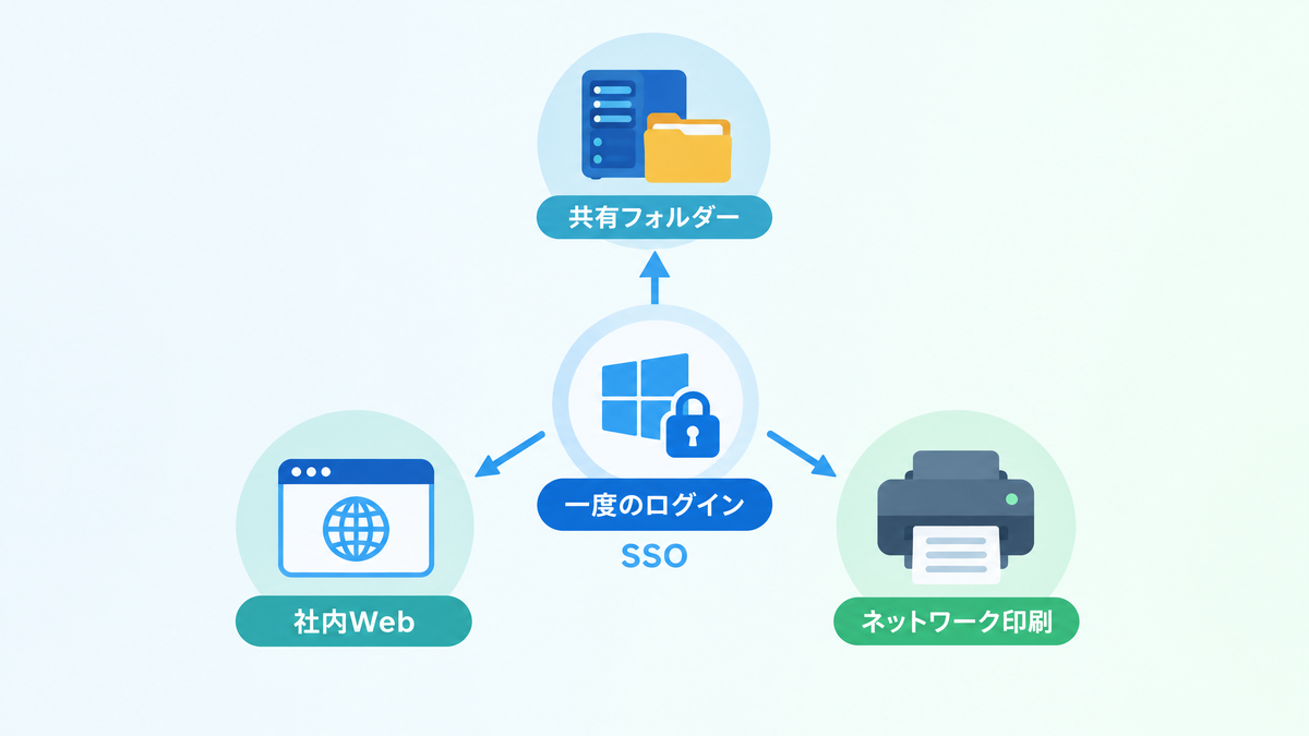 Kerberos認証によるWindows SSOの活用例