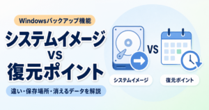システムイメージvs復元ポイント