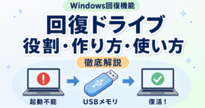 回復ドライブの役割と作り方